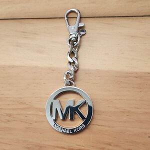 Michael Kors Silver Keychain